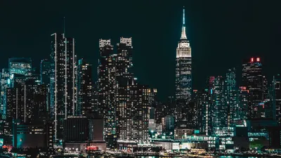 Epic City Wallpaper Black/Dark Wallpaper 4K 5120x2880