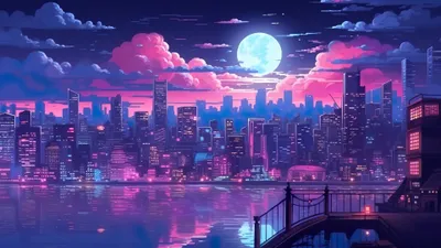 City Buildings Night Sky World Wallpaper 4K 3840x2160