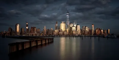 City Night 5119x2587 Ivayla Black/Dark Wallpaper 4K 5119x2587