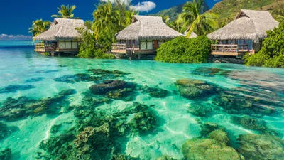 Dark Overwater Wallpaper Abstract Wallpaper 4K 3840x2160 Hd, Desktop, Wallpaper, Featuring, Overwater, Bungalows, In, A, Tropical, Paradise:, Crystal-clear, Turquoise, Brown, Gray, Ultrawide, 4k