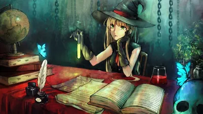 Anime Witch Surrounded Books Fantasy Wallpaper 4K 2800x1575 A, Hd, Desktop, Wallpaper, Featuring, An, Anime, Witch, Surrounded, Books, Magical, Elements, Gray, Ultrawide, QHD