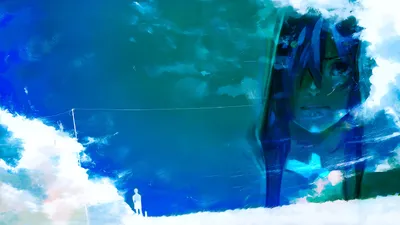 Anime Wallpaper 1918x1078 Abstract Wallpaper 4K 1918x1078 Blue, Ultrawide