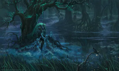 Dark Fantasy Depicting Eerie Ghostly Nature Wallpaper 4K 1600x956 Dark, Fantasy, Hd, Desktop, Wallpaper, Depicting, An, Eerie, Ghostly, Figure, Emerging, Twisted, Brown, Ultrawide