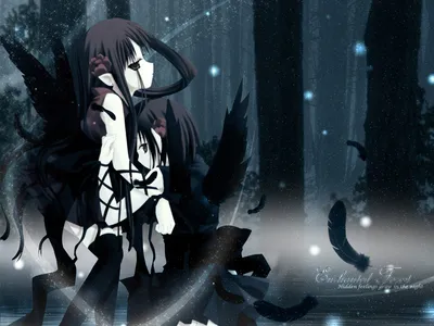 Dark Themed Anime Mysterious Wallpaper 4K, Black/Dark category