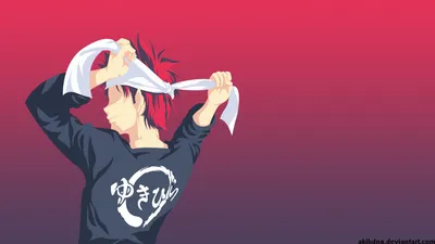 Minimalist Yukihira Food Wars Minimal Wallpaper 4K 1920x1080 Minimalist, Hd, Wallpaper, Featuring, Sōma, Yukihira, From, Food, Wars, Shokugeki, Soma, Red, Ultrawide, Full HD
