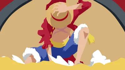 Bright Minimalist Wallpaper Minimal Wallpaper 4K 16000x9000 A, Minimalist, Hd, Desktop, Wallpaper, Featuring, Monkey, D., Luffy, Anime, One, Piece, Gray, Orange, White, Ultrawide, 4k