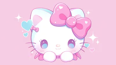 Vibrant Hello Wallpaper Abstract Wallpaper 4K 2912x1632 Hd, Hello, Kitty, Desktop, Wallpaper:, Featuring, The, Cute, Sanrio, Character, Pink, Bow, White, Ultrawide, QHD
