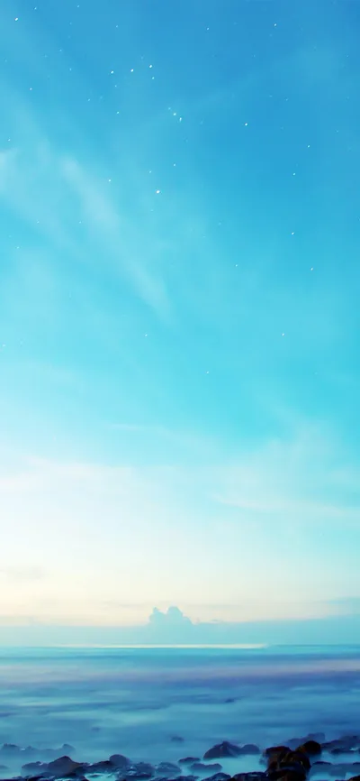 Crisp Blue Wallpaper Abstract Wallpaper 4K 1125x2436