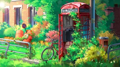 Calm Anime Wallpaper Wallpaper 4K, Abstract category