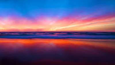 Vibrant Sunset Wallpaper Nature Wallpaper 4K 3840x2160