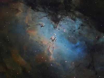 Golden Space Wallpaper Wallpaper 4K, Space category