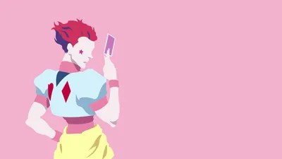 Crisp Minimalist Wallpaper Minimal Wallpaper 4K 1920x1080 Minimalist, Hd, Desktop, Wallpaper, Featuring, Hisoka, From, Hunter, Anime, Pink, Simple, Clean, White, Ultrawide, Full HD