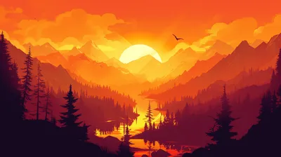Dreamy Minimalist Wallpaper Wallpaper 4K, Nature category