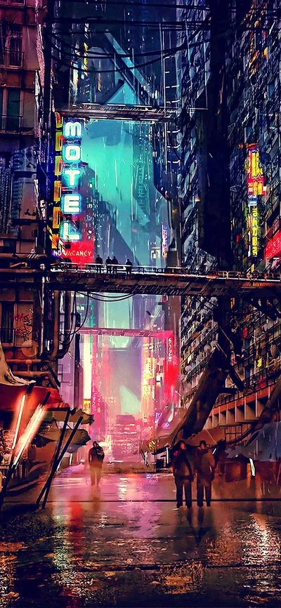 Cyberpunk Technology Technology Wallpaper 4K 1125x2436