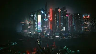 Cyberpunk Futuristic City Neon World Wallpaper 4K 1600x900