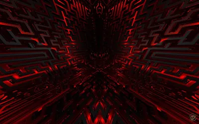 Abstract Design Deep Red Wallpaper 4K, Abstract category