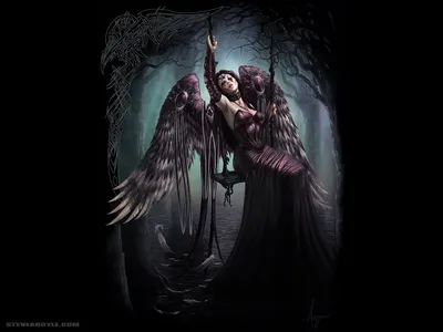 Gothic Fantasy Angel Wallpaper 4K, Fantasy category