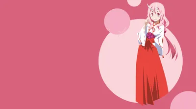 Minimalist Shuna Tensei Shitara Minimal Wallpaper 4K 3832x2141 A, Minimalist, Hd, Desktop, Wallpaper, Featuring, Shuna, From, Tensei, Shitara, Slime, Datta, Pink, White, Ultrawide, QHD