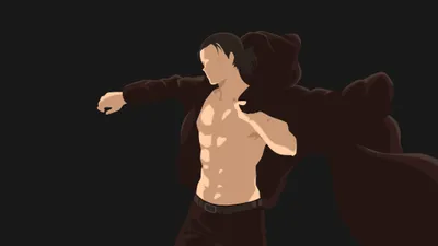 Minimalist Anime Eren Yeager Minimal Wallpaper 4K 4098x2304 Minimalist, 4k, Ultra, Hd, Anime, Wallpaper, Featuring, Eren, Yeager, Attack, Titan, Stylized, Gray, Ultrawide