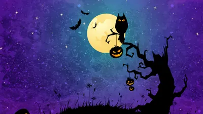 Vivid Halloween Wallpaper Black/Dark Wallpaper 4K 2560x1440