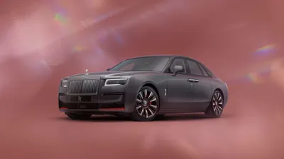 Sleek Rolls Royce Ghost Stands Wallpaper 4K, Abstract category