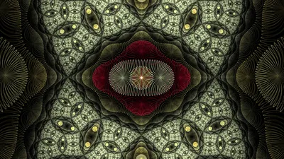 Trippy Psychedelic Fractal Design Abstract Wallpaper 4K, Abstract category