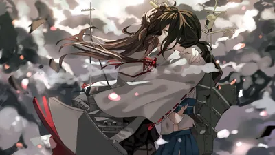 Kongou Kancolle Fubuki Abstract Wallpaper 4K 1920x1080 Kongou, (kancolle), Fubuki, Anime, Kantai, Collection, Hd, Desktop, White, Gray, Ultrawide, Full HD