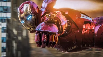 Epic Iron Wallpaper World Wallpaper 4K 1920x1080 Hd, Desktop, Wallpaper:, Featuring, Iron, Man, Flying, With, Powerful, Stance, Glowing, Blue, White, Ultrawide, Full HD