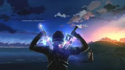 Moody Kirito Wallpaper Nature Wallpaper 4K 1920x1080 Hd, Desktop, Wallpaper, Featuring, Kirito, From, Sword, Art, Online, Holding, Two, Glowing, Brown, Ultrawide, Full HD