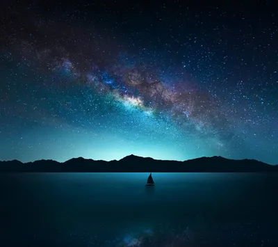 Starry Night Com Space Wallpaper 4K 1920x1707