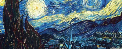 Starry Night Space Space Wallpaper 4K 2560x1024