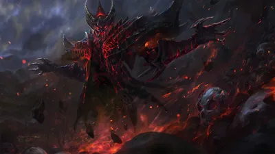 Vivid Dark Wallpaper Black/Dark Wallpaper 4K 1920x1080 A, Dark, Ominous, Figure, In, Intricate, Armor, Stands, Amidst, Swirling, Shadows, Skulls, Gray, Brown, Ultrawide, Full HD