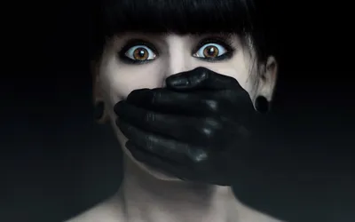 Epic Dark Wallpaper Black/Dark Wallpaper 4K 6000x3750 A, Dark, Hd, Desktop, Wallpaper, Featuring, Woman, Brown, Eyes, Her, Mouth, Covered, White, Gray, Ultrawide, 4k