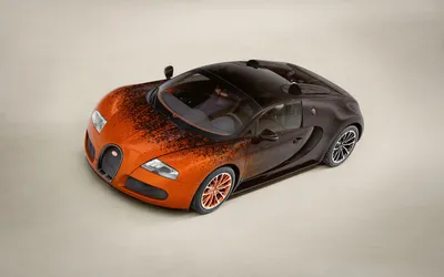Calm Sleek Wallpaper Cars Wallpaper 4K 2560x1600 A, Sleek, Bugatti, Veyron, 16.4, Grand, Sport, In, Striking, Orange, Black, Design, White, Ultrawide, QHD