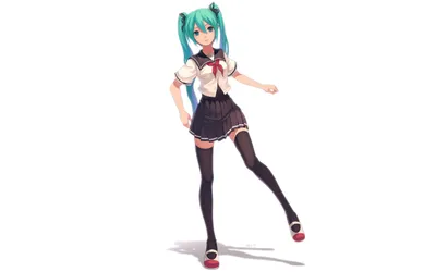Hatsune Miku Vocaloid Anime Art Abstract Wallpaper 4K 2560x1600 Hatsune, Miku, Vocaloid, Anime, Art, Teal, Twin‑tails, In, Twin, Tails, White, Ultrawide, QHD