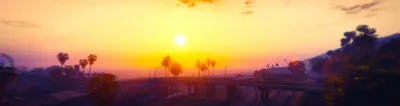 Bright Sun Wallpaper Games Wallpaper 4K 3851x1025 Sun, Video, Game, Grand, Theft, Auto, V, Desktop, White, Ultrawide, 4k
