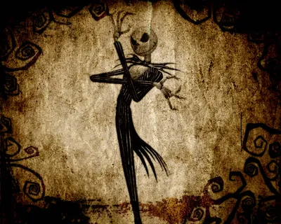 Radiant Artistic Wallpaper Black/Dark Wallpaper 4K 1920x1536 Hd, Desktop, Wallpaper, Featuring, An, Artistic, Depiction, Of, Jack, Skellington, Nightmare, Before, Gray, Square, Full HD