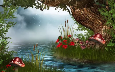 Sleek Fantasy Wallpaper Nature Wallpaper 4K 2560x1600 Fantasy, Artistic, Hd, Desktop, Wallpaper, Featuring, A, Serene, Forest, Scene, Lush, Greenery, White, Ultrawide, QHD
