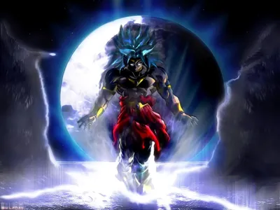 Legendary Super Saiyan Space Wallpaper 4K 1920x1440 Hd, Desktop, Wallpaper, Featuring, Legendary, Super, Saiyan, Broly, Dragon, Ball, Set, Against, White, Landscape, Full HD