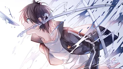 Bright Yato Wallpaper Abstract Wallpaper 4K 1920x1080 Hd, Desktop, Wallpaper:, Featuring, Yato, From, Noragami, Anime, Dynamically, Wielding, Sword, Dynamic, White, Ultrawide, Full HD