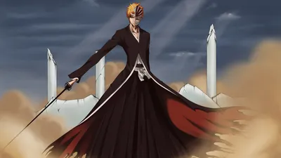 Epic Anime Wallpaper Nature Wallpaper 4K 1920x1079 Hd, Anime, Desktop, Wallpaper, Featuring, Ichigo, Kurosaki, From, Bleach:, Standing, Dramatic, Pose, White, Gray, Ultrawide, Full HD