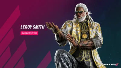 Crisp Leroy Wallpaper Abstract Wallpaper 4K 3840x2160 Hd, Desktop, Wallpaper, Featuring, Leroy, Smith, From, Tekken, Dynamic, Pose, Vibrant, Geometric, Gray, Red, Ultrawide, 4k