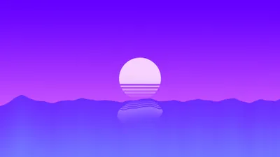 Minimalist Artistic Retrowave Sunset Nature Wallpaper 4K 3840x2160 Minimalist, 4k, Ultra, Hd, Desktop, Wallpaper, Featuring, An, Artistic, Retrowave, Sea, Sunset, Orange, Ultrawide