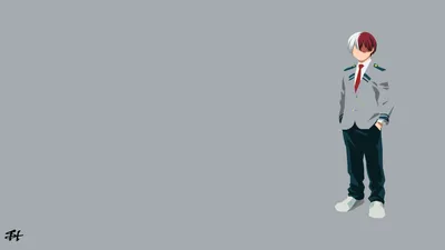 Serene Minimalist Wallpaper Minimal Wallpaper 4K 3840x2160 Minimalist, 4k, Ultra, Hd, Wallpaper, Featuring, Shoto, Todoroki, Hero, Academia, Showcasing, His, Gray, Ultrawide