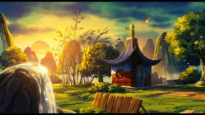 Dragon Ball Anime Sunrise Glowing Nature Wallpaper 4K 1920x1080 Dragon), Ball, Anime, Sunrise, Hd, Pc, Wallpaper, Glowing, Sun, Over, Jagged, Peaks, Yellow, Pink, Ultrawide, Full HD