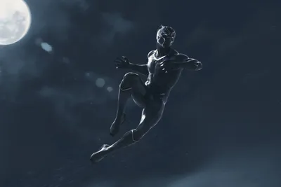 Bold Black Wallpaper Black/Dark Wallpaper 4K 1920x1280 Hd, Desktop, Wallpaper, Of, Black, Panther, From, Marvel, Comics, Featuring, Character, Dynamic, Gray, Blue, Landscape, Full HD