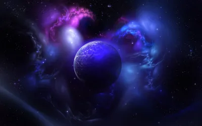 Crisp Sci Wallpaper Space Wallpaper 4K 1920x1200 Hd, Sci-fi, Desktop, Wallpaper, Featuring, A, Majestic, Planet, Surrounded, Vibrant, Cosmic, Nebulae, Brown, Purple, Ultrawide, Full HD