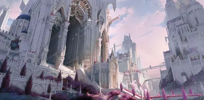 Dreamy Breathtaking Wallpaper World Wallpaper 4K 2194x1080 A, Breathtaking, Fantasy, Cityscape, Featuring, Grand, Architecture, And, Vibrant, Landscapes, Serving, Stunning, White, Gray, Ultrawide, Full HD