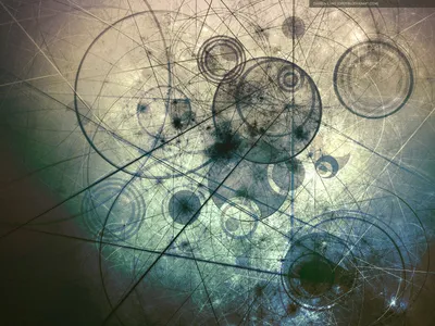 Artistic Abstract Design Abstract Wallpaper 4K 1600x1200 An, Artistic, Abstract, Design, Featuring, Intricate, Circular, Patterns, Lines, Creating, Dynamic, Visual, Gray, Landscape