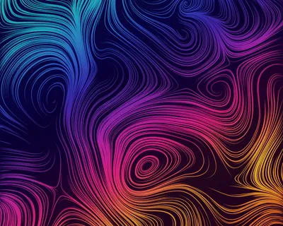Golden Abstract Wallpaper Abstract Wallpaper 4K 3200x2560 Abstract, Colorful, Swirls, Of, Blue, Purple, Pink, And, Orange, Dark, Field, Flowing, Brown, Square, QHD